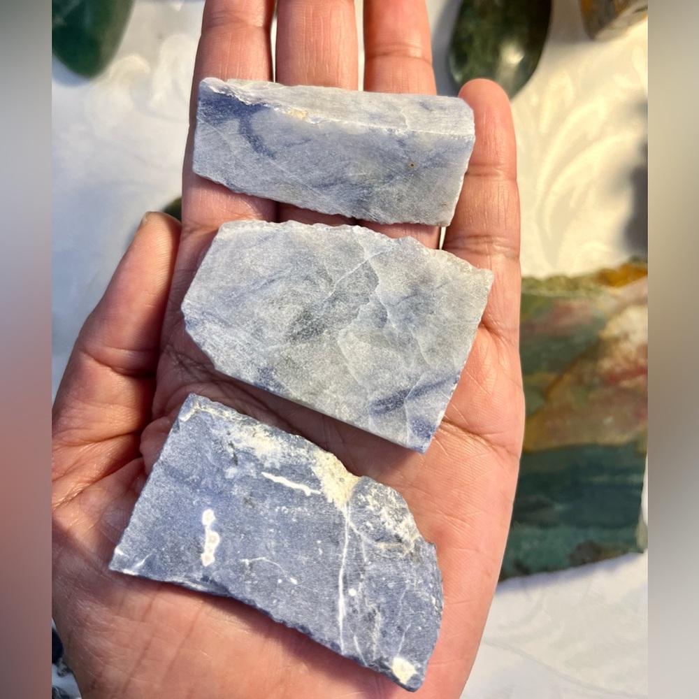 Natural Sodalite Stone Set